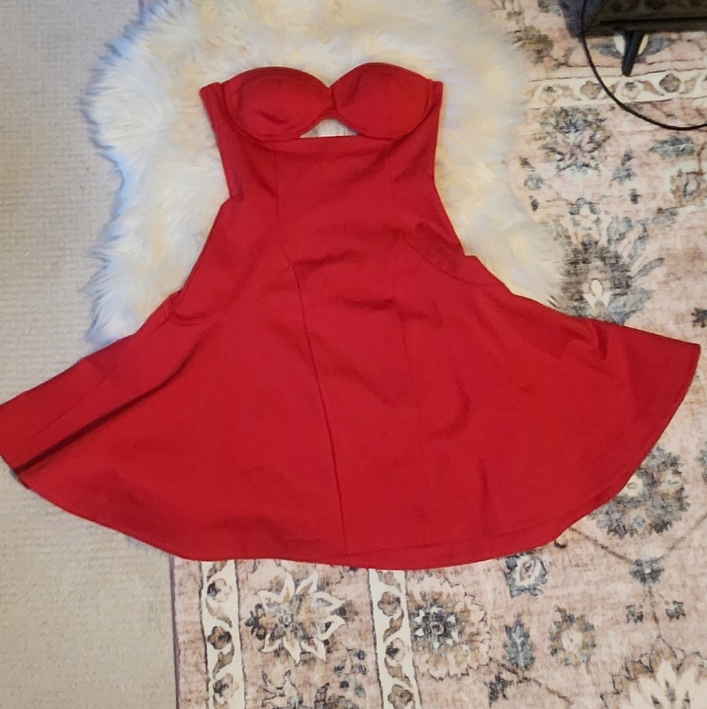 Nasty Gal Strapless Dress